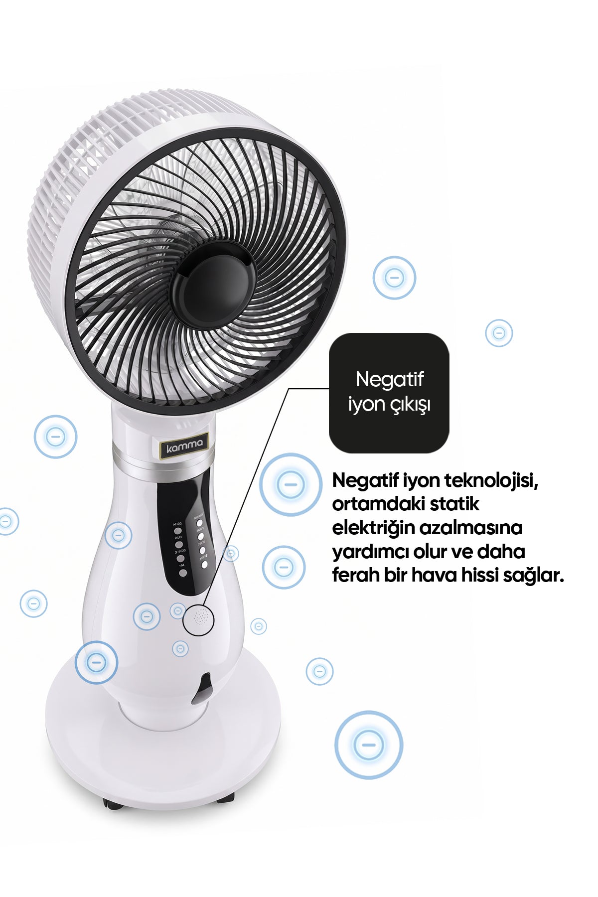 KMF130 İyonizerli Soğuk Buharlı Vantilatör