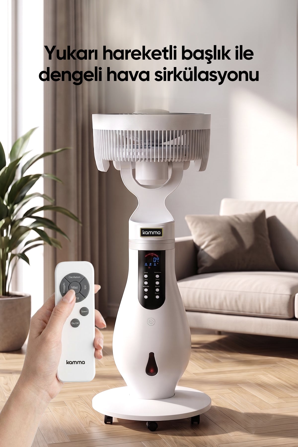 KMF130 İyonizerli Soğuk Buharlı Vantilatör