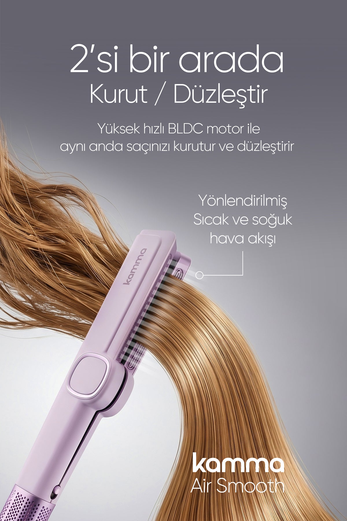 Air Smooth Saç Düzleştirici - Mor
