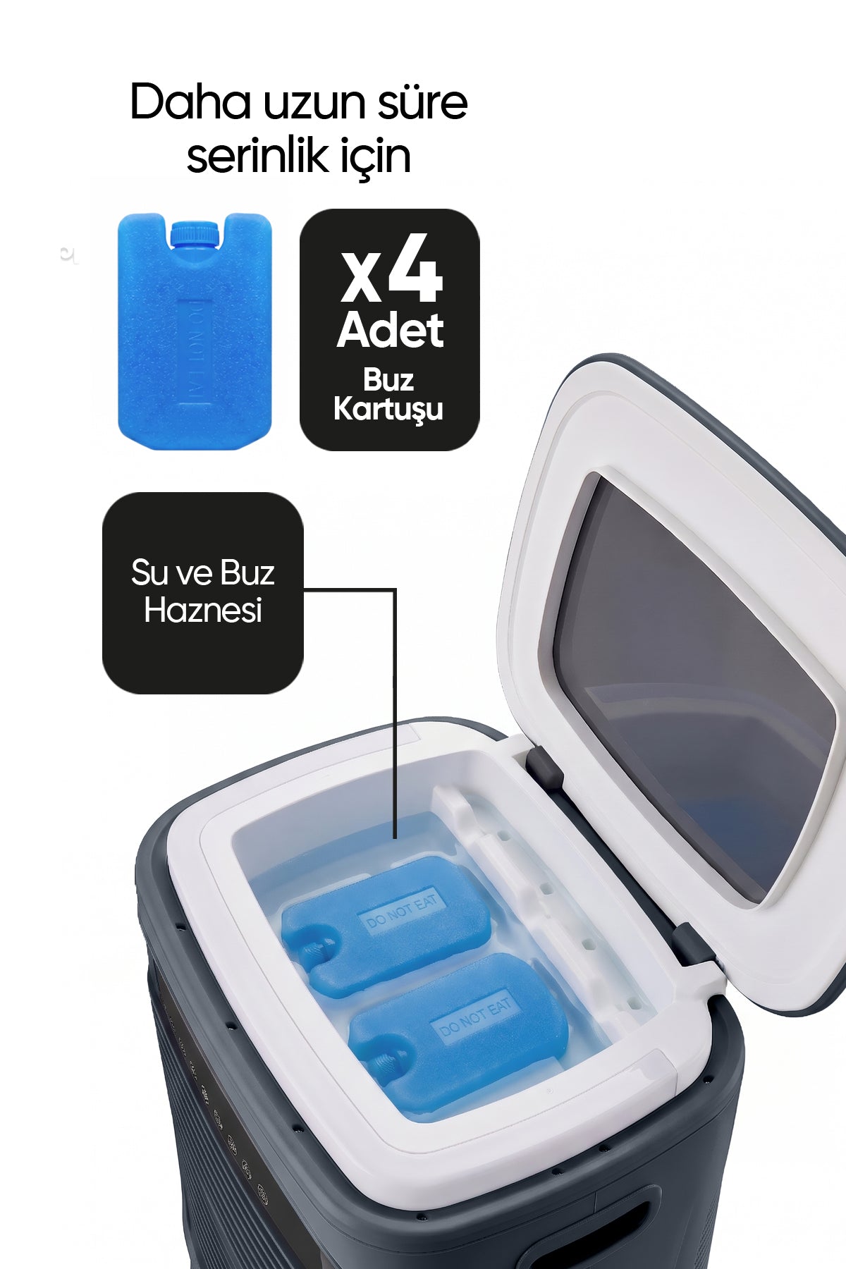 KAC100 Evaporatif Hava Soğutucu - Lacivert